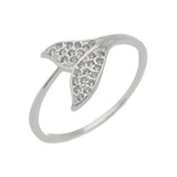 Anel de Prata Cauda Sereia Cravejada - Nina