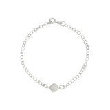Pulseira com Pingente de Concha em Prata 925