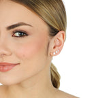 Brincos Trio Pontos de Luz Prata 925