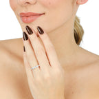 Anel de Prata Aparador Pontos de Luz - Pilar