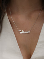 Colar de Prata Nome Personalizado