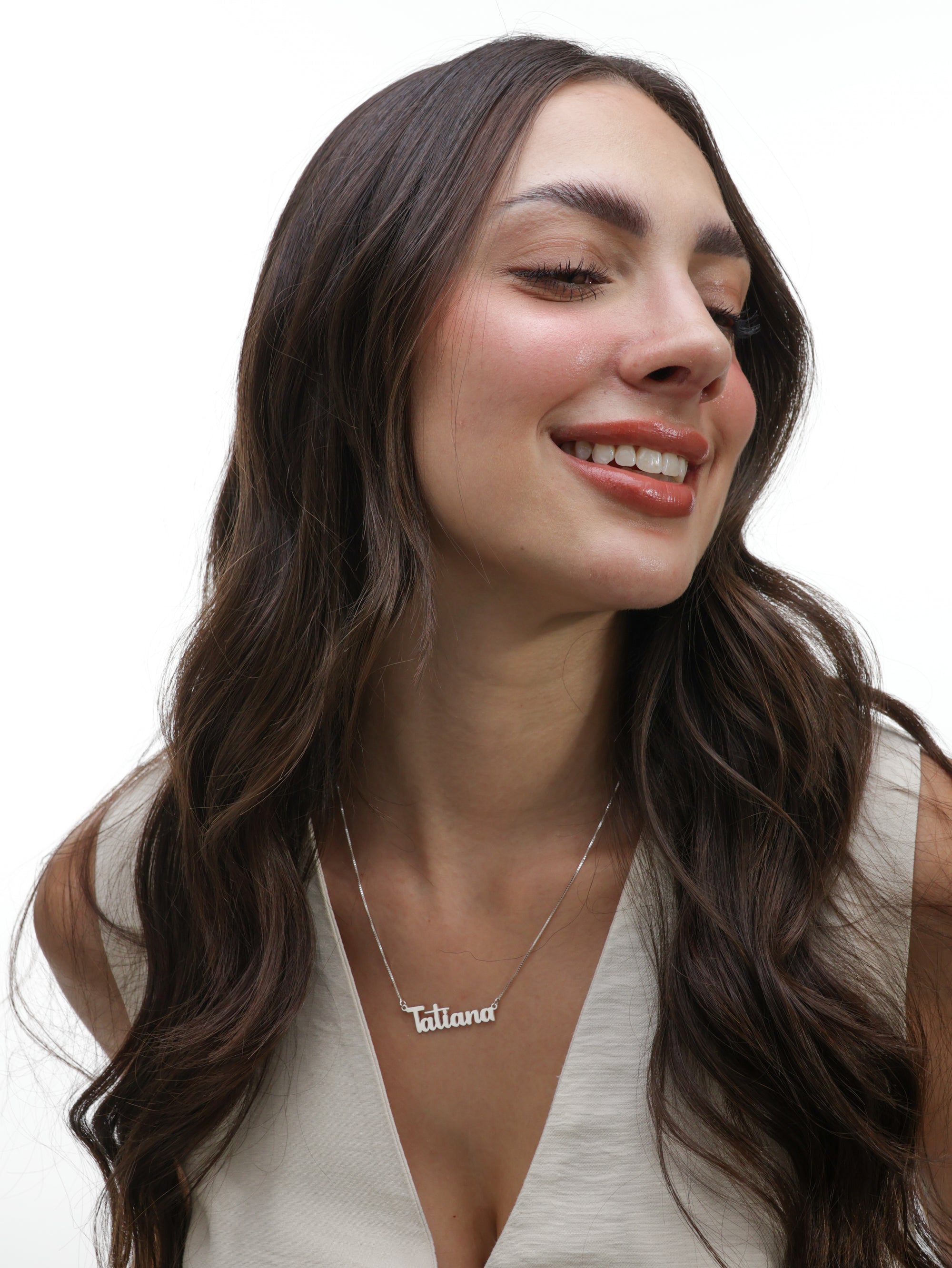 Colar de Prata Nome Personalizado