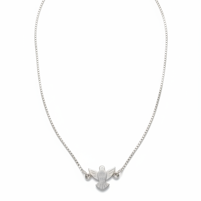 Pulseira de Prata Espírito Santo em Madrepérola