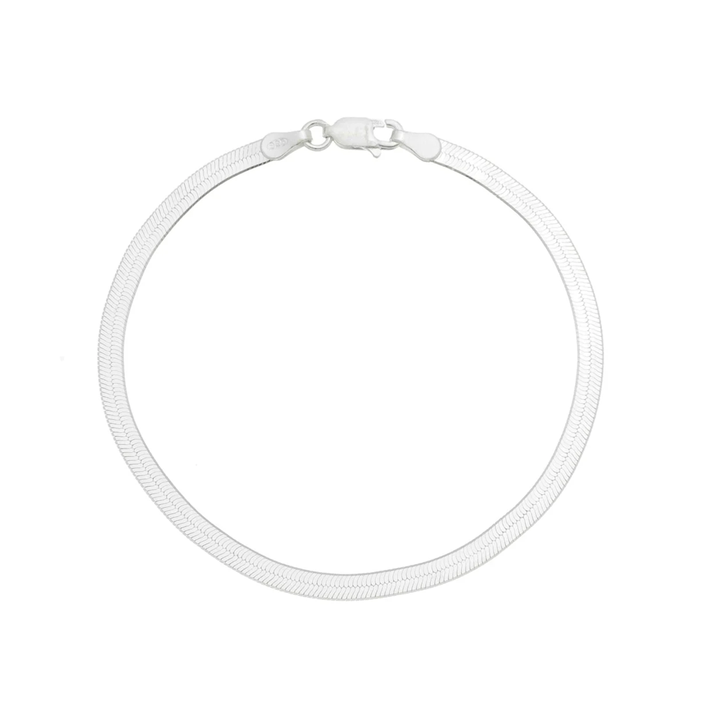 Pulseira Laminada em Prata 925 - Fabi