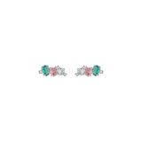 Brinco de Prata Ear Cuff com Zircônias -  Betina
