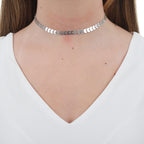 choker em prata
