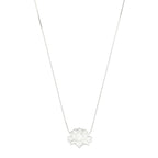 Colar de Prata Flor de Lótus de Madrepérola