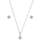 Conjunto Ponto de Luz em Prata 925