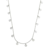 Corrente de Prata com Medalhas Lisas - Nice