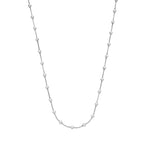 colar em prata 925, pingente ponto de luz, 40cm, 5cm