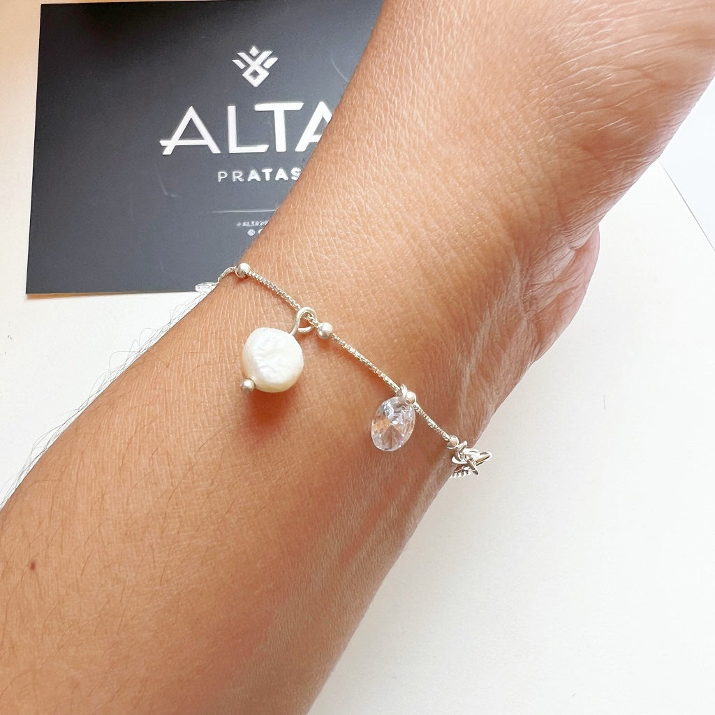 pulseira em prata