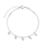 pulseira em prata 925, 4cm