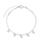 Pulseira de Prata Elo Grumet com Zircônias  - Alana