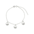 pulseira em prata 925, 18cm