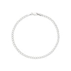 Pulseira Elo Grumet Flat em Prata 925 - Iza