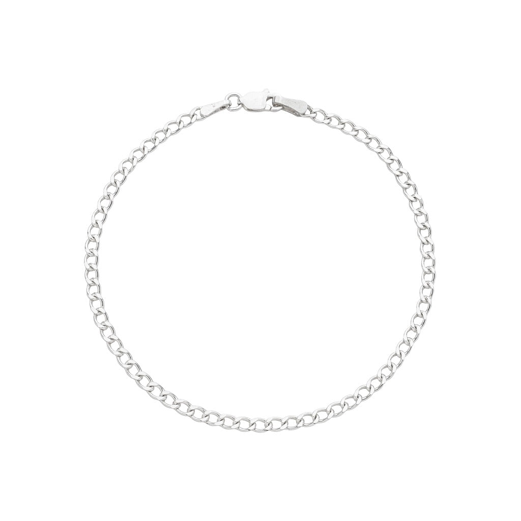 Pulseira Elo Grumet Flat em Prata 925 - Iza