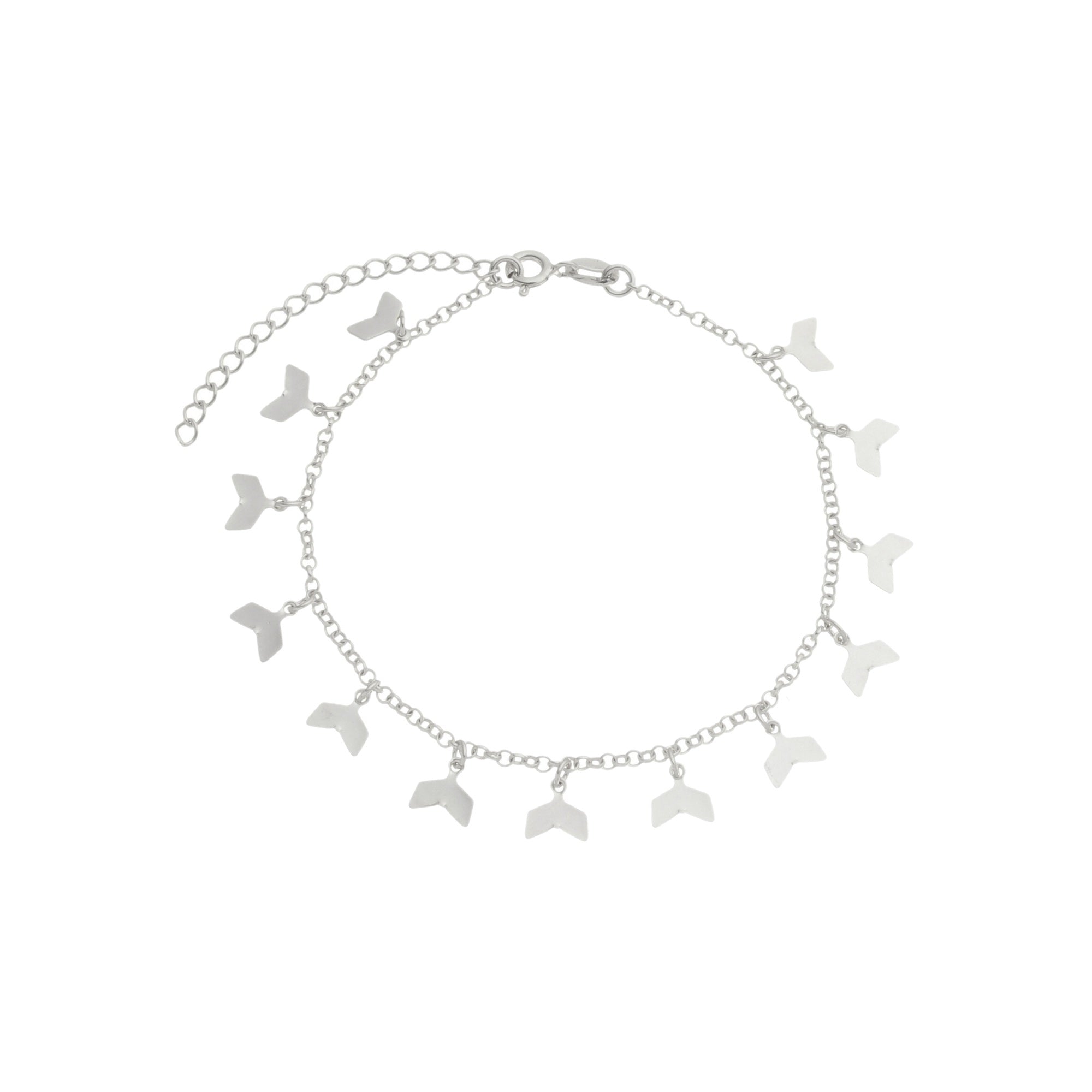 pulseira em prata 925, 18cm